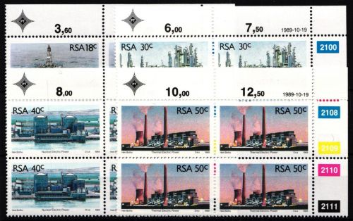 Südafrika 785-788 postfrisch als Viererblocks mit Eckrand #JO497