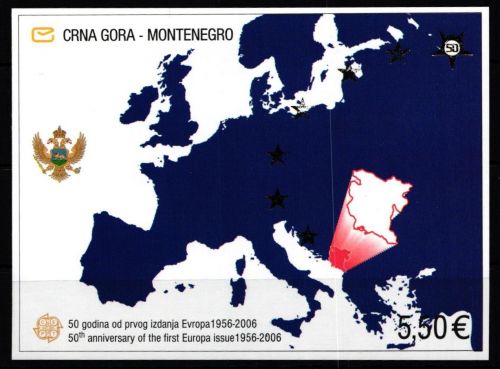Montenegro Block 3 postfrisch #JO580