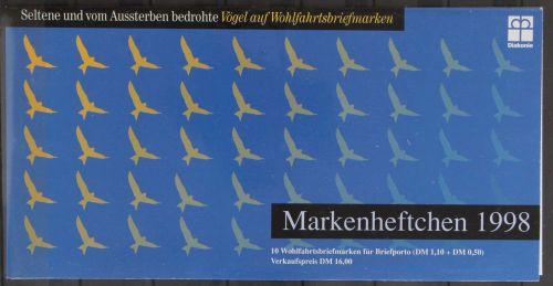 BRD Diakonie Markenheftchen 1998 2018 postfrisch #JJ630