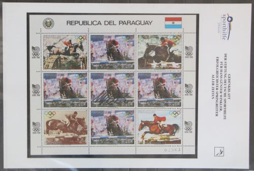 Paraguay KB 4200 postfrisch m. Autogramm Hans G. Winkler #JJ631