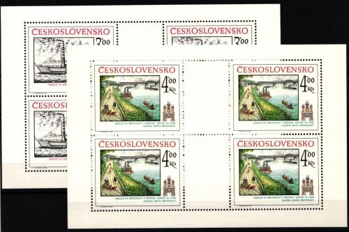 Tschechoslowakei 2677-2678 postfrisch als Kleinbögen #JI532