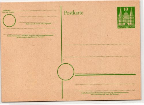 Bi-Zone P 2 II als Ganzsache ungebraucht #JN847