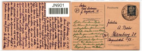DDR P 45/01 als Ganzsache gebraucht #JN901