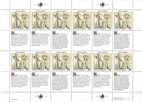 Vereinte Nationen New York 606-607 postfrisch Kleinbogen #JN977