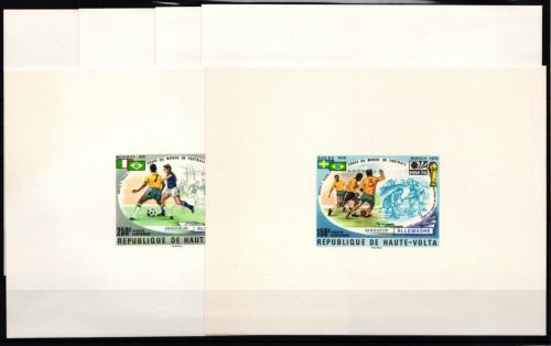 Obervolta 524-529 postfrisch als EDL / Fußball #JH099