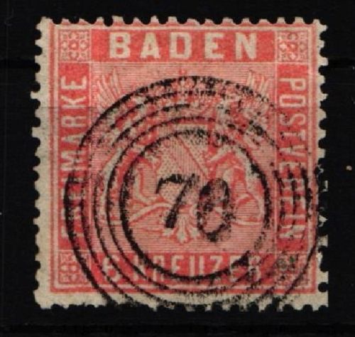 Baden 11 a gestempelt