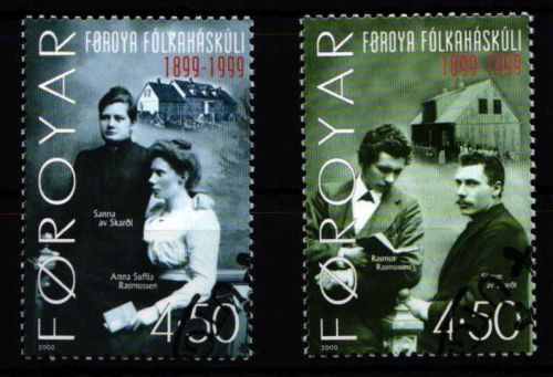 Färöer 372-373 gestempelt #JP335