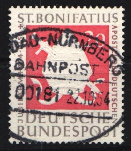 BRD Bund 199 gestempelt Vollstempel Zug Lindau - Nürnberg #JQ013