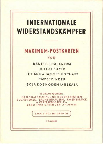 DDR 881-885 auf Ausstellungskarte Maximumkarte, orginal Folder #JQ198