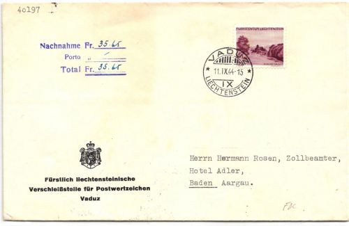 Luxemburg 235 als Ersttagsbrief echt gelaufen #JP781