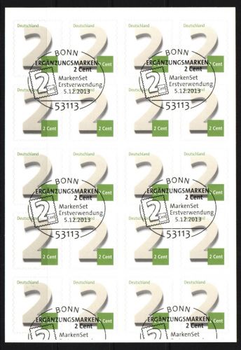 BRD Bund FB 34 mit 3045 gestempelt Folienblatt #JP909