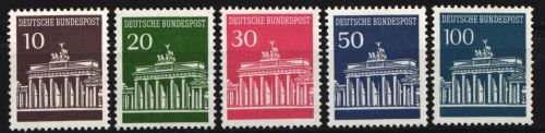 BRD Bund 506v R-510v R postfrisch Rollenmarken #JP962