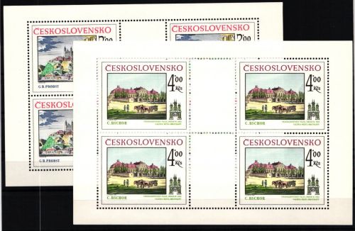Tschechoslowakei 2622-2623 postfrisch als Kleinbögen #JI579