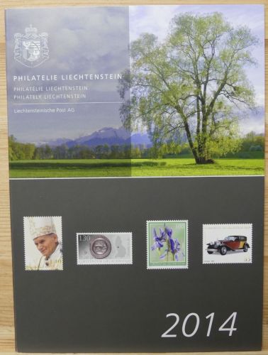 Liechtenstein Jahresmappe 2014 postfrisch