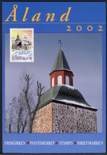 Aland Jahresmappe 2002 postfrisch komplett #JI877
