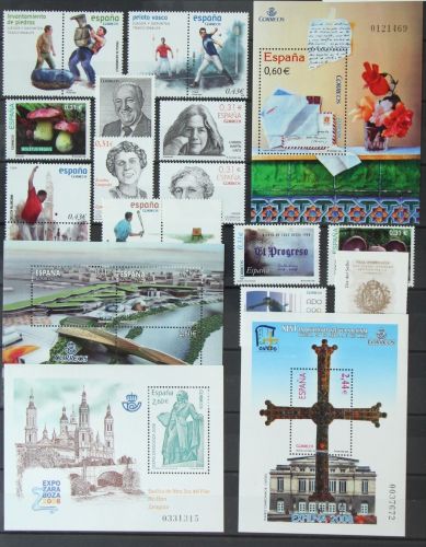 Spanien Jahrgang 2008 mit 4271-4373 postfrisch #JT099