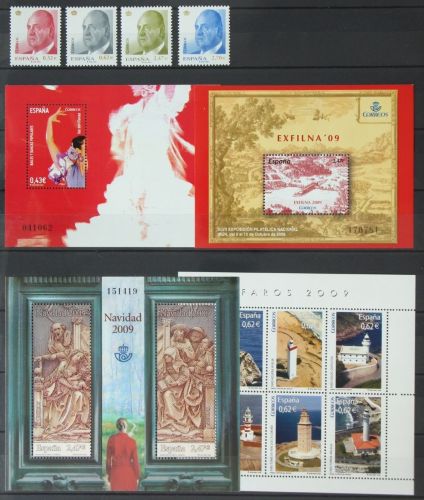Spanien Jahrgang 2009 mit 4374-4465 postfrisch #JT100