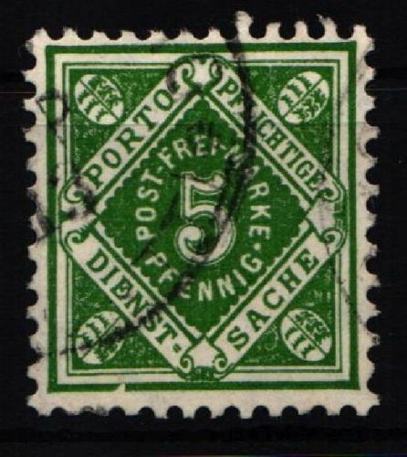 Württemberg 114I gestempelt