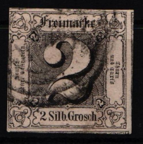Thurn & Taxis 5 gestempelt