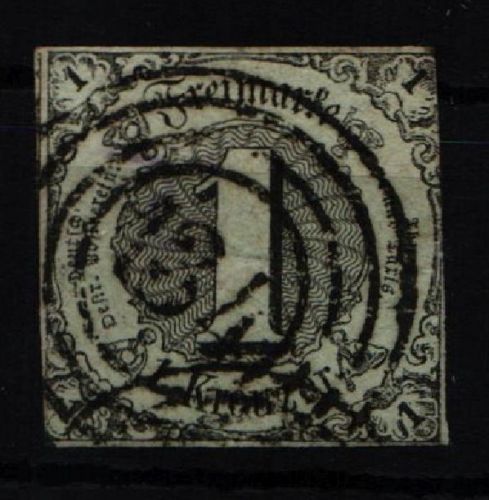 Thurn & Taxis 7 gestempelt