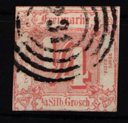 Thurn & Taxis 13 gestempelt