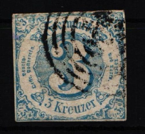 Thurn & Taxis 21 gestempelt