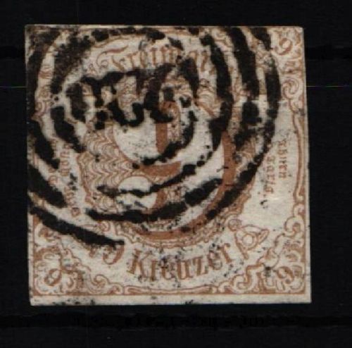 Thurn & Taxis 34 gestempelt