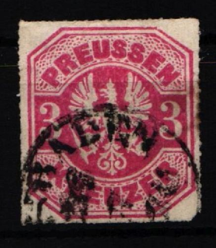 Preußen 24 gestempelt leichte Mängel #JS934