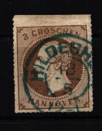 Hannover 25y gestempelt signiert Drahn #JT403