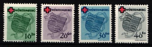 Französische Zone Württemberg 40-43 postfrisch