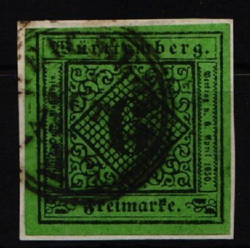 Württemberg 3 gestempelt