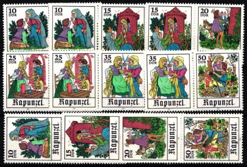 DDR W Zd 402 - W Zd 407 und S Zd 180 - S Zd 182 postfrisch #JY022