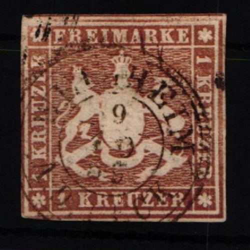 Württemberg 6a gestempelt