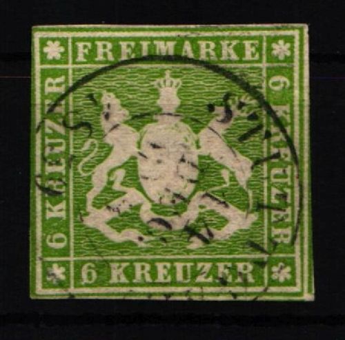 Württemberg 8a gestempelt