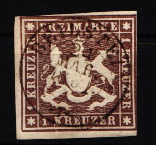 Württemberg 11a gestempelt