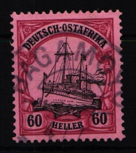 Deutsche Kolonien Dt.-Ostafrika 29 gestempelt Vollstempel Bagamo #JX105
