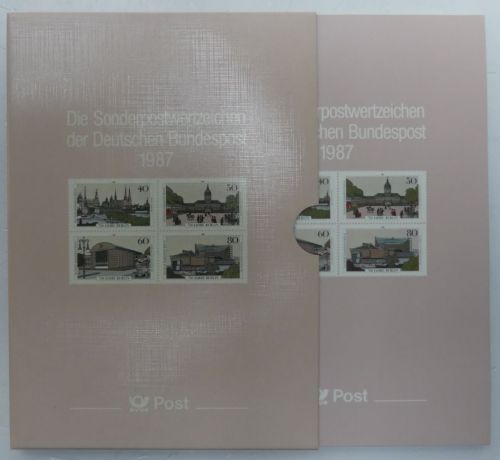 BRD Bund Jahrbuch der Deutschen Post 1987 postfrisch #JS253