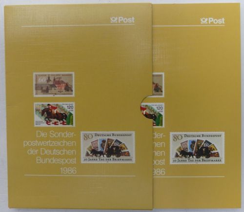 BRD Bund Jahrbuch der Deutschen Post 1986 postfrisch