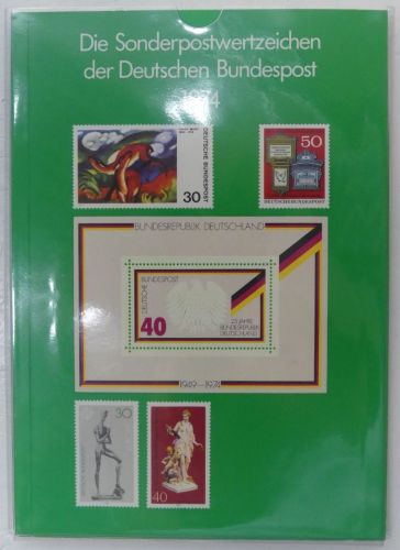 BRD Bund Jahrbuch der Deutschen Post 1974 postfrisch #JS263
