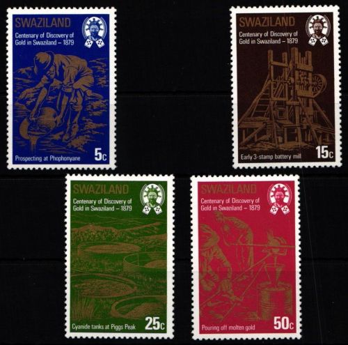 Swaziland 318-321 postfrisch
