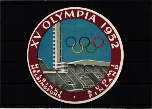 Finnland Vignette postfrisch zur Olympische Spiele 1952 Helsinki #JZ898