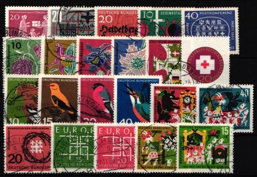 BRD Bund Jahrgang 1963 gestempelt #BRD-O-1963