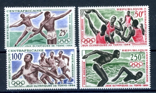 Zentralafrika 59-62 postfrisch