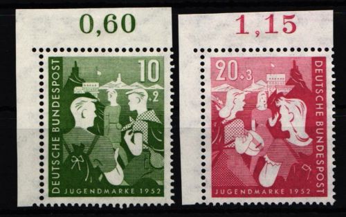BRD Bund 153-154 postfrisch