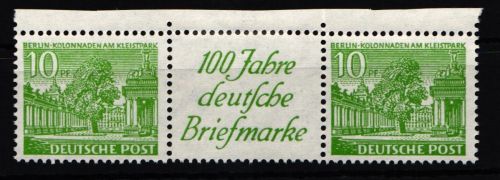 Berlin Zd W 12 mit Falz leicht vorgefaltet #KB114