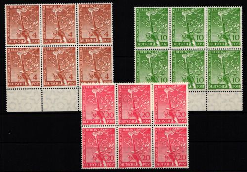 Berlin 88-90 postfrisch 6er Blocks #JX717