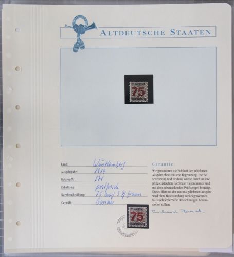 Württemberg 271 postfrisch