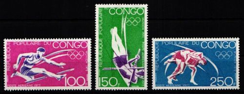 Kongo (Brazzaville) 357-359 postfrisch Olympische Spiele #KA569