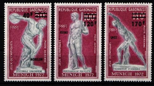 Gabun 489-491 postfrisch Olympische Spiele #KA575