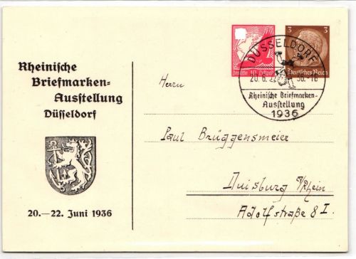 Deutsches Reich PP 140/ C 1 als Ganzsache ungebraucht #JX988